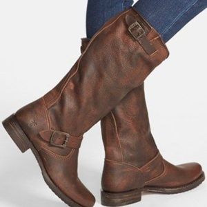 Distressed Veronica Frye Boots